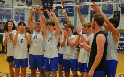 SPF boys volleyball team wins third straight sectional title