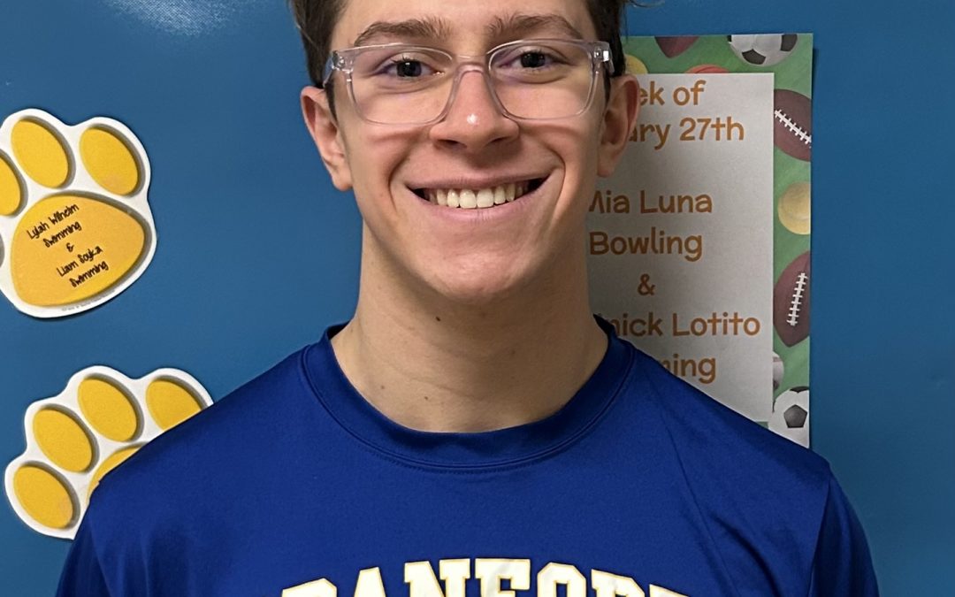 Dominick Lotito is Cranford’s Union County Conference Male Athlete of the Week