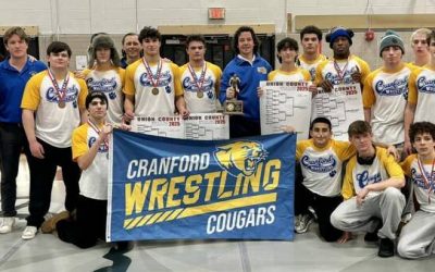 Cranford wins 10th straight Union County wrestling championship